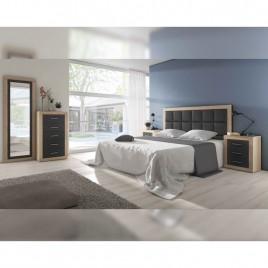 Dormitorio modelo lara 23 con sinfonier y espejo