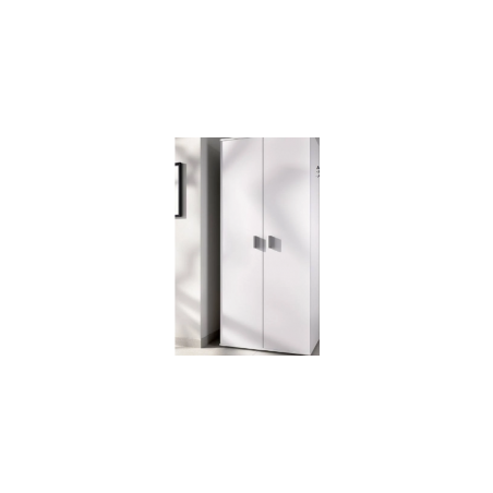 Armario 2 puertas modelo fit multiusos 6 estantes en blanco