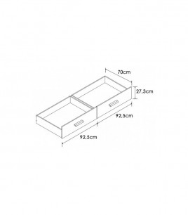 CAMA COMPACTO MODELO LARA CAMBRIA BLANCO Distribuidor 240,00 € 198,35 €