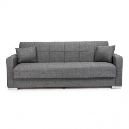 Sofa cama tierra en gris y beige