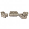 SOFAS ARTURO RELAX ELECTRICO Y MANUAL EN PIEL FLOR BEIGE Sofás 477,00 € 394,21 €