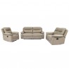 SOFAS ARTURO RELAX ELECTRICO Y MANUAL EN PIEL FLOR BEIGE Sofás 477,00 € 394,21 €