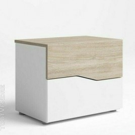 Dormitorio matrimonio modelo Luce en Sable y blanco mesitas Cannes Dormitorios de matrimonio 206,00 € 170,25 €