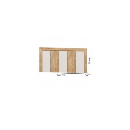 Dormitorio completo Puzzle 18 roble blanco ya montado